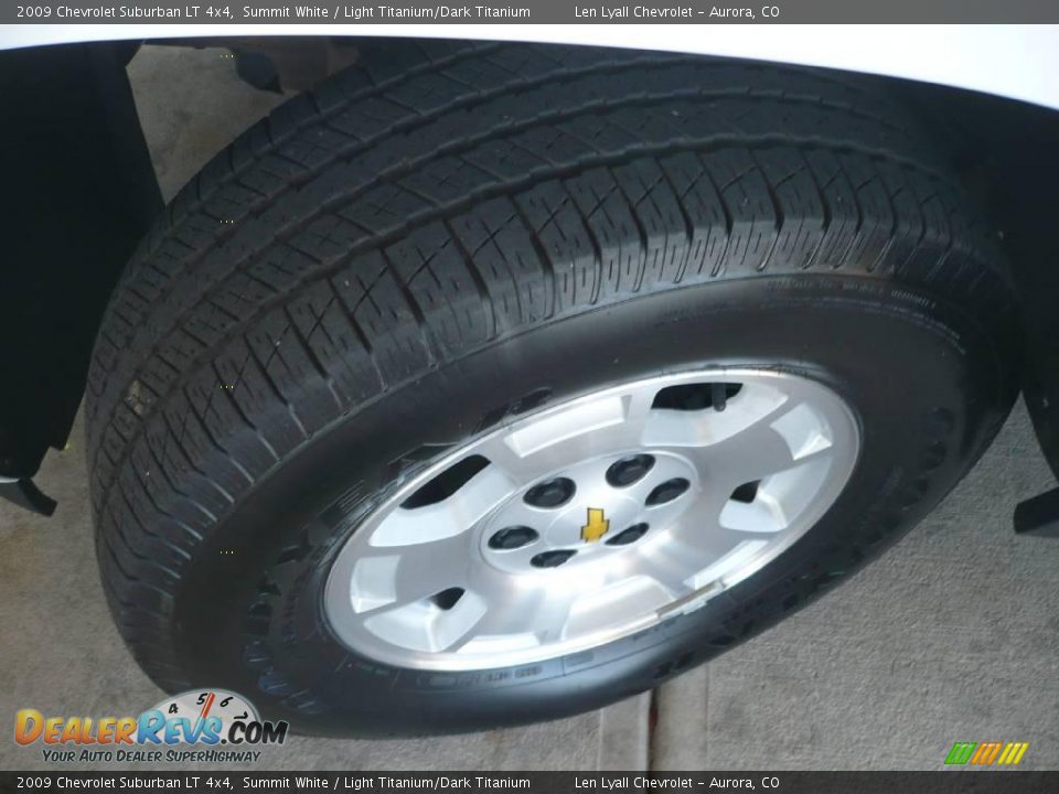2009 Chevrolet Suburban LT 4x4 Summit White / Light Titanium/Dark Titanium Photo #28