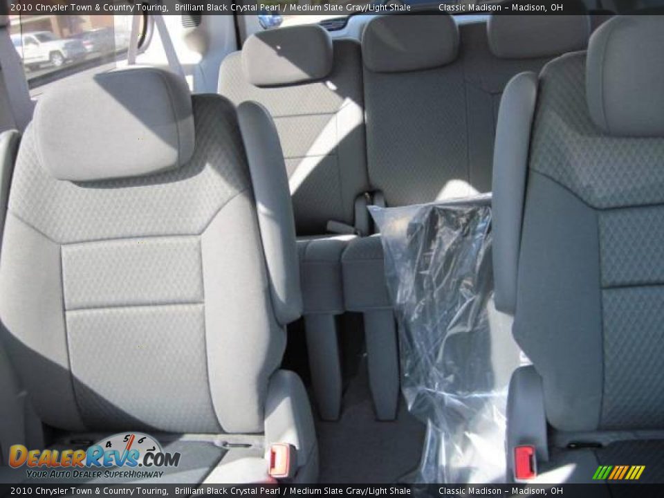 2010 Chrysler Town & Country Touring Brilliant Black Crystal Pearl / Medium Slate Gray/Light Shale Photo #11