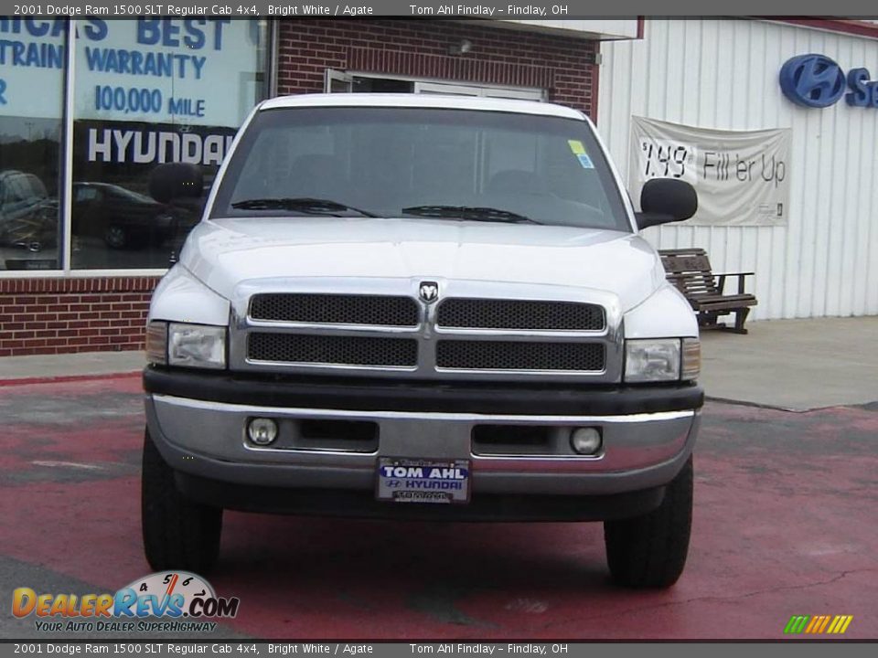 2001 Dodge Ram 1500 SLT Regular Cab 4x4 Bright White / Agate Photo #8