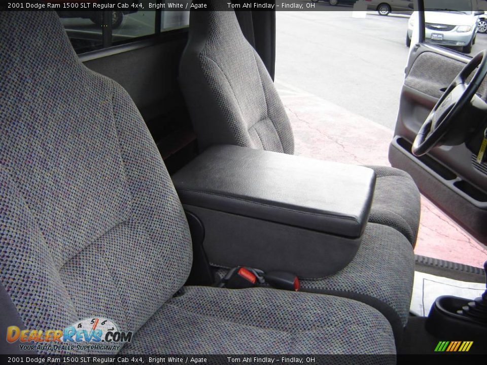 2001 Dodge Ram 1500 SLT Regular Cab 4x4 Bright White / Agate Photo #10