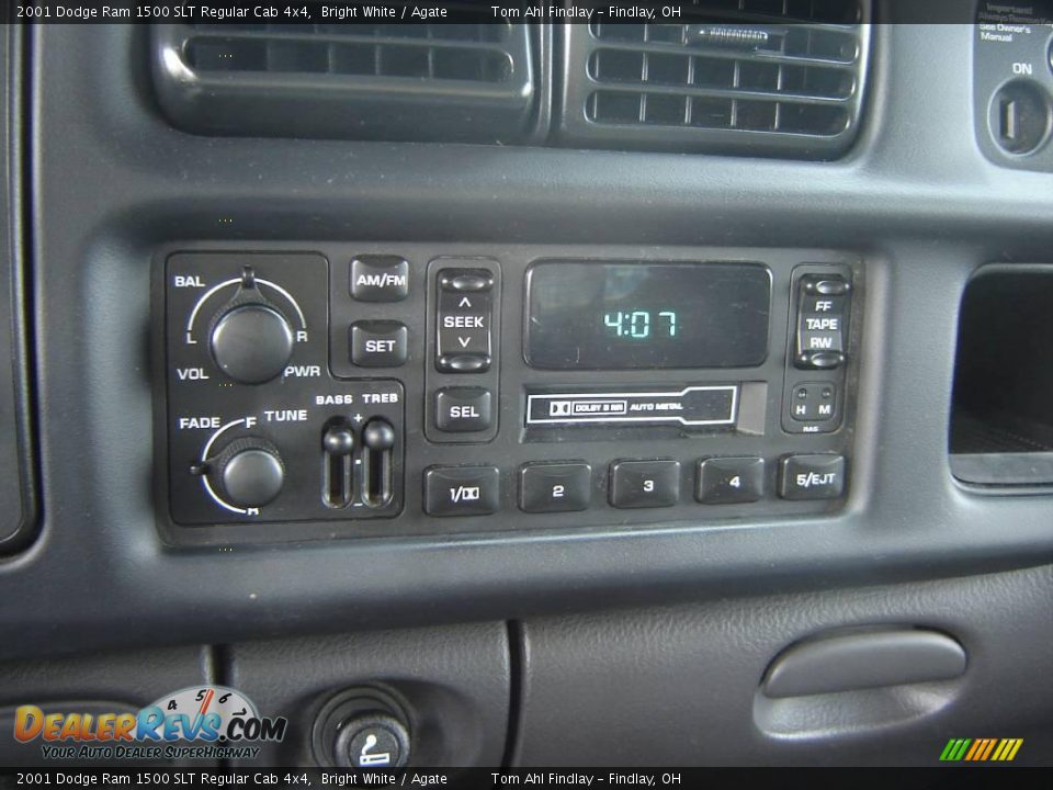 2001 Dodge Ram 1500 SLT Regular Cab 4x4 Bright White / Agate Photo #12
