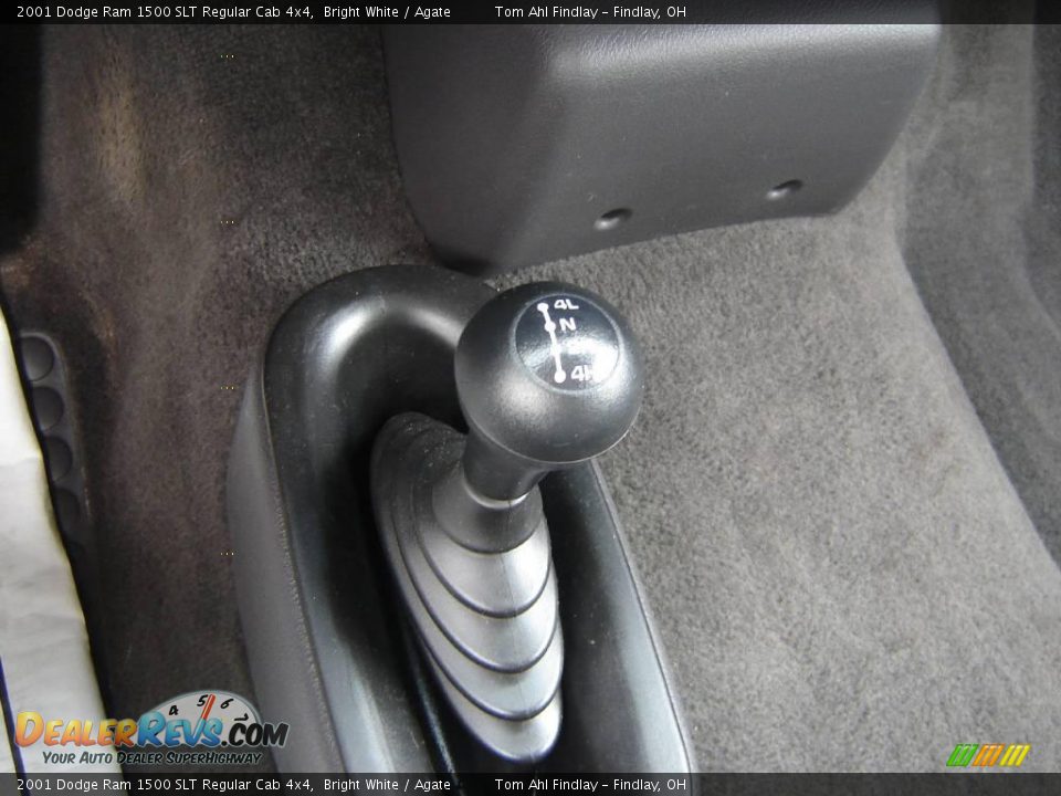 2001 Dodge Ram 1500 SLT Regular Cab 4x4 Bright White / Agate Photo #14