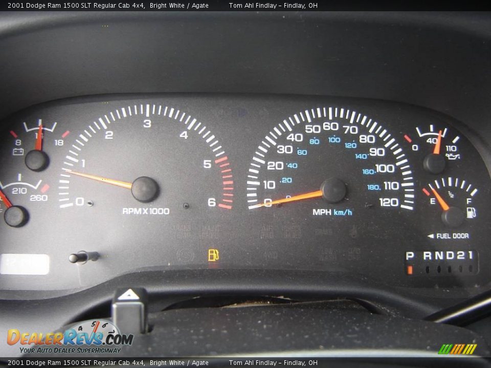 2001 Dodge Ram 1500 SLT Regular Cab 4x4 Bright White / Agate Photo #15