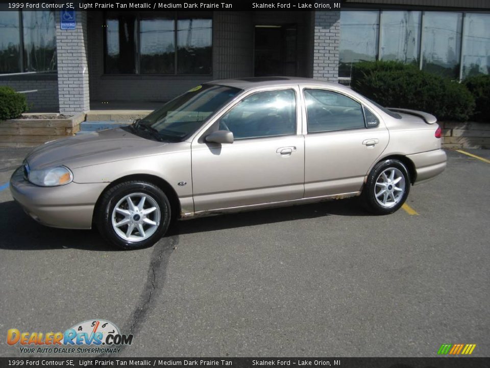 1999 Ford Contour SE Light Prairie Tan Metallic / Medium Dark Prairie Tan Photo #1