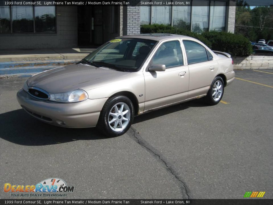 1999 Ford Contour SE Light Prairie Tan Metallic / Medium Dark Prairie Tan Photo #2