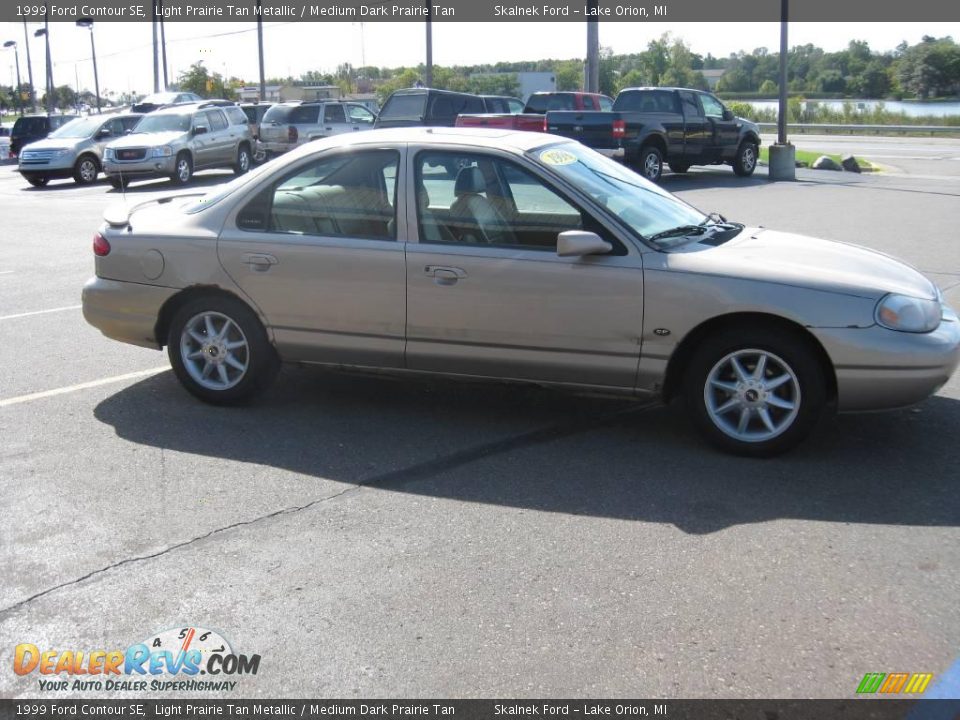 1999 Ford Contour SE Light Prairie Tan Metallic / Medium Dark Prairie Tan Photo #7