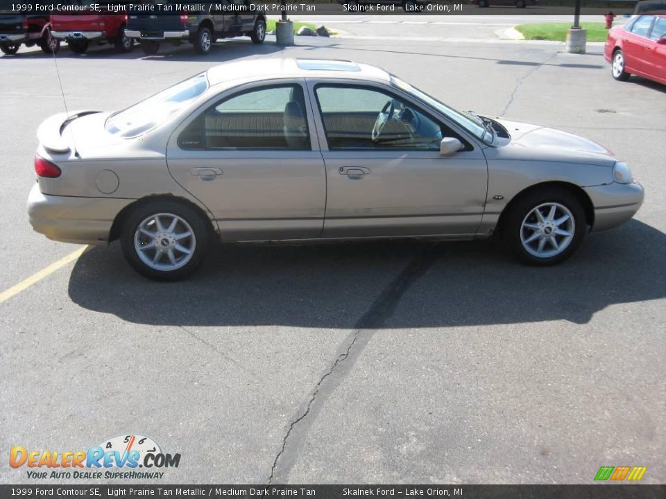 1999 Ford Contour SE Light Prairie Tan Metallic / Medium Dark Prairie Tan Photo #8