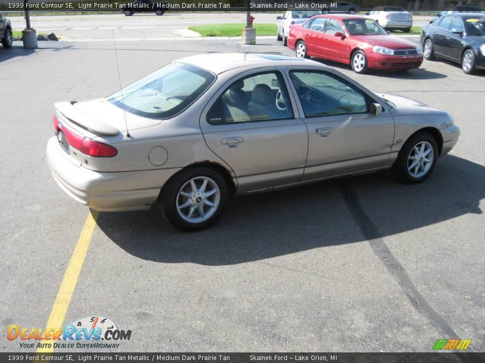 1999 Ford Contour SE Light Prairie Tan Metallic / Medium Dark Prairie Tan Photo #9