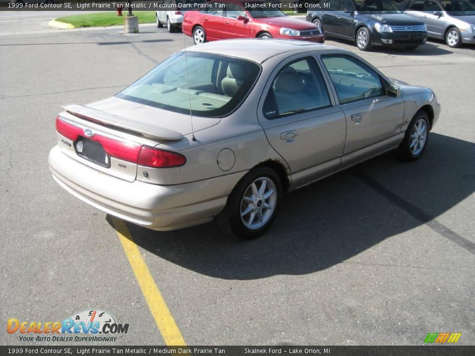 1999 Ford Contour SE Light Prairie Tan Metallic / Medium Dark Prairie Tan Photo #10