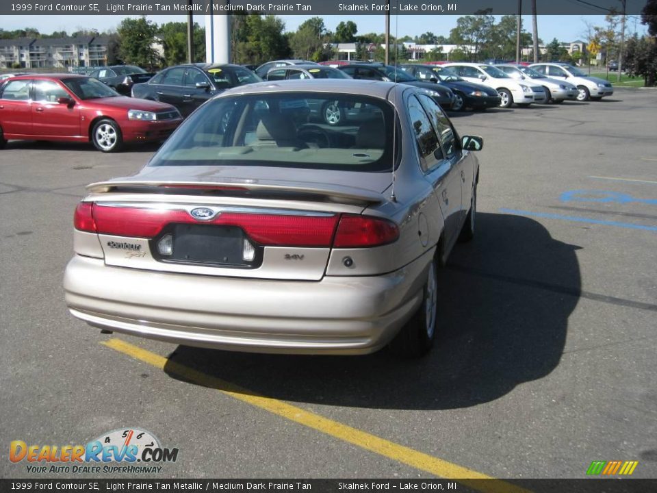 1999 Ford Contour SE Light Prairie Tan Metallic / Medium Dark Prairie Tan Photo #11