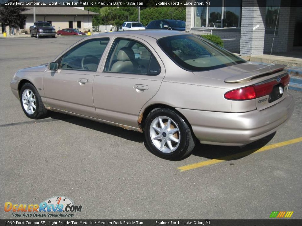 1999 Ford Contour SE Light Prairie Tan Metallic / Medium Dark Prairie Tan Photo #14