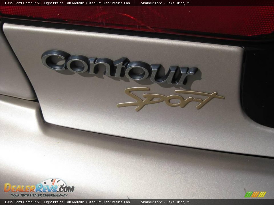 1999 Ford Contour SE Light Prairie Tan Metallic / Medium Dark Prairie Tan Photo #22