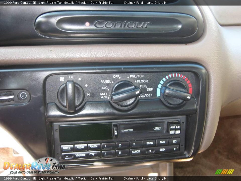 1999 Ford Contour SE Light Prairie Tan Metallic / Medium Dark Prairie Tan Photo #29