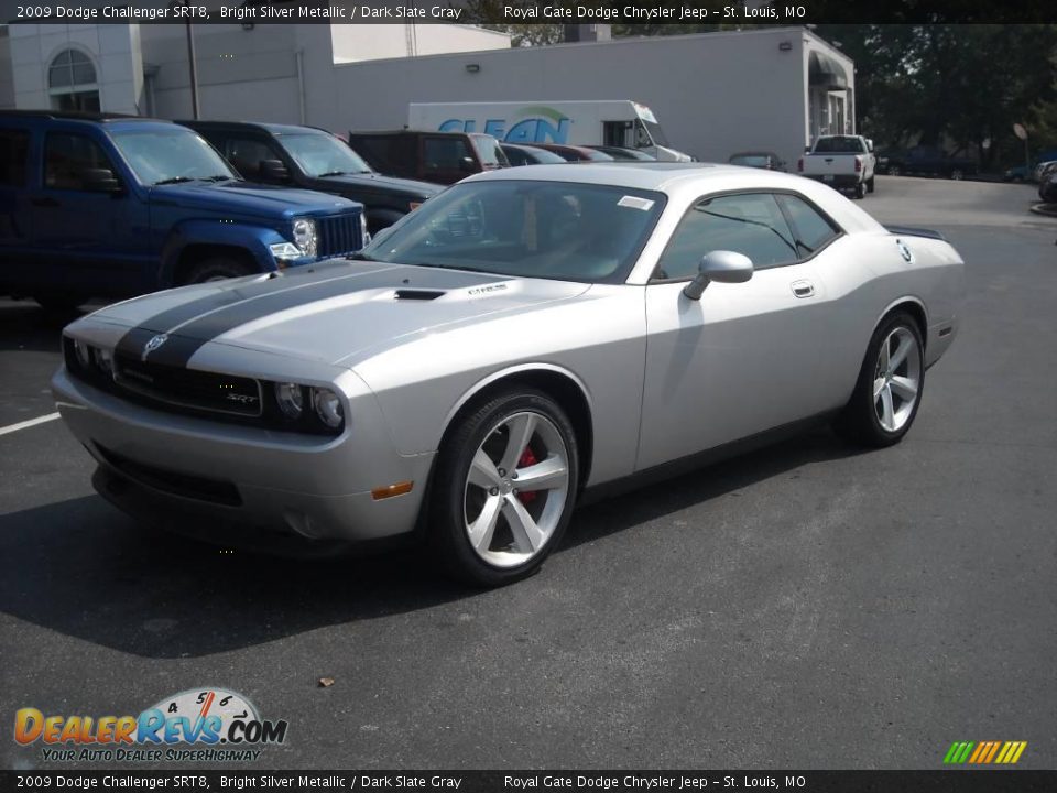 2009 Dodge Challenger SRT8 Bright Silver Metallic / Dark Slate Gray Photo #1