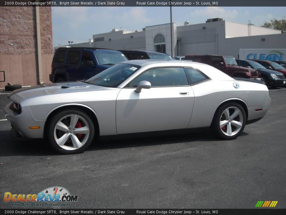 2009 Dodge Challenger SRT8 Bright Silver Metallic / Dark Slate Gray Photo #2