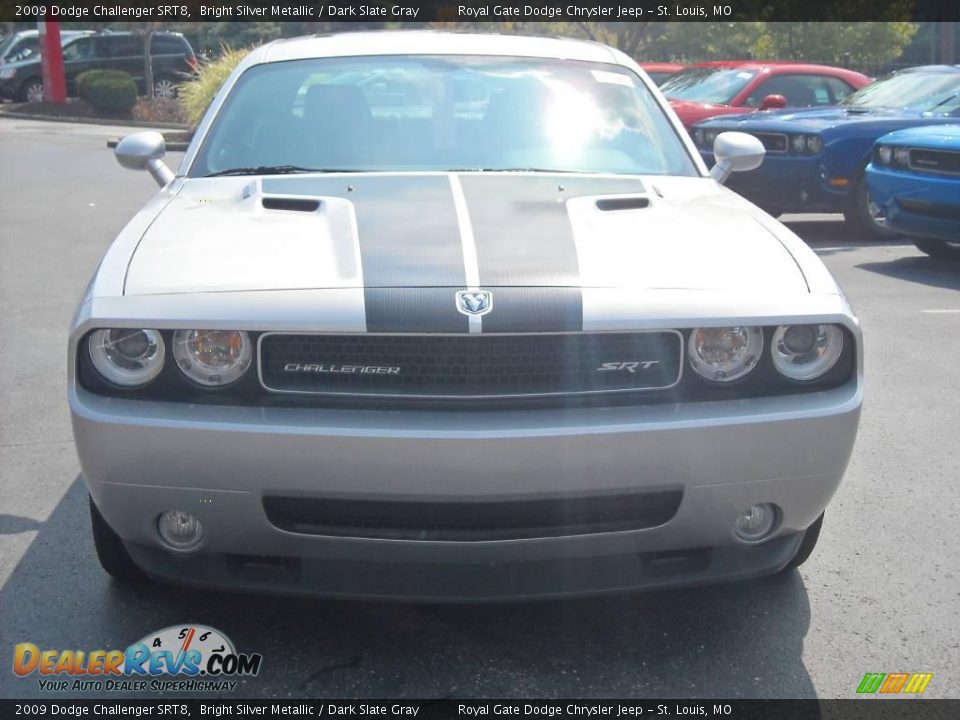 2009 Dodge Challenger SRT8 Bright Silver Metallic / Dark Slate Gray Photo #3
