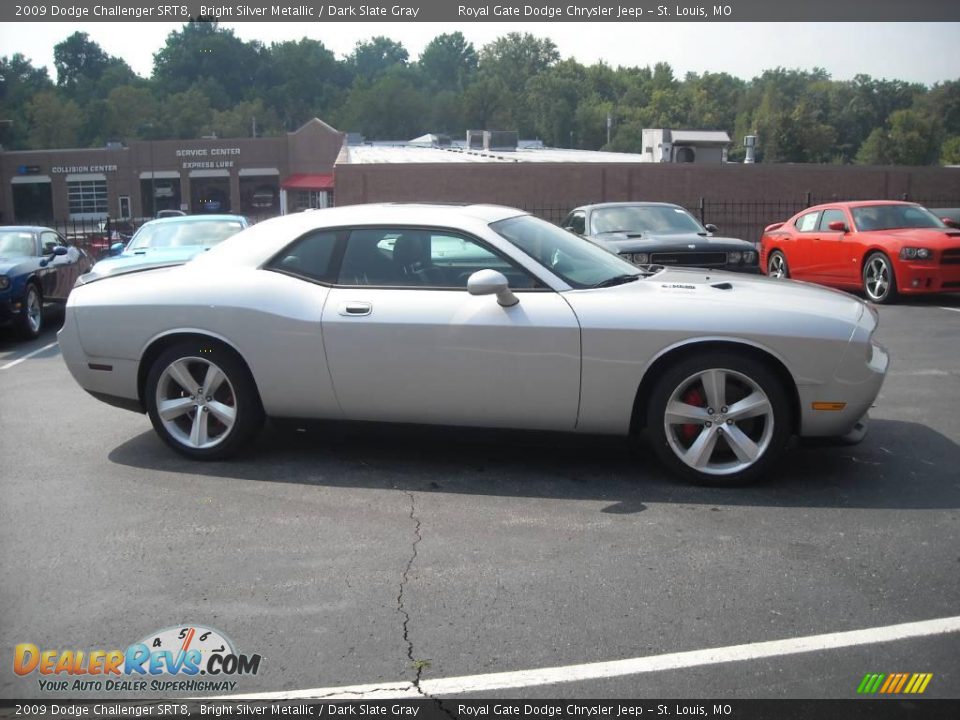 2009 Dodge Challenger SRT8 Bright Silver Metallic / Dark Slate Gray Photo #5