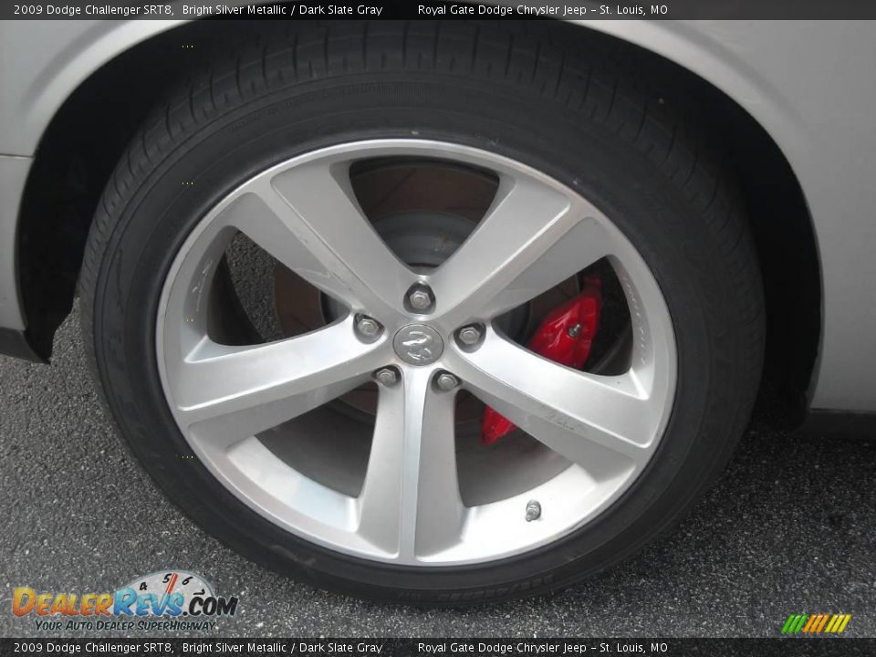 2009 Dodge Challenger SRT8 Bright Silver Metallic / Dark Slate Gray Photo #13