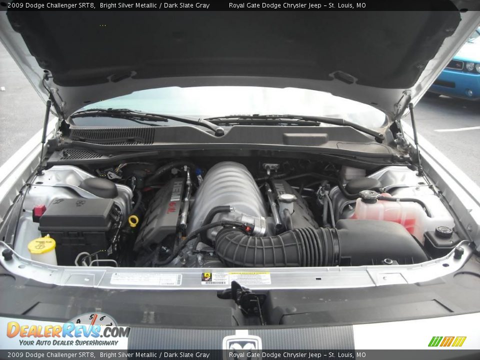 2009 Dodge Challenger SRT8 Bright Silver Metallic / Dark Slate Gray Photo #16