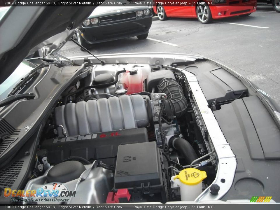 2009 Dodge Challenger SRT8 Bright Silver Metallic / Dark Slate Gray Photo #17