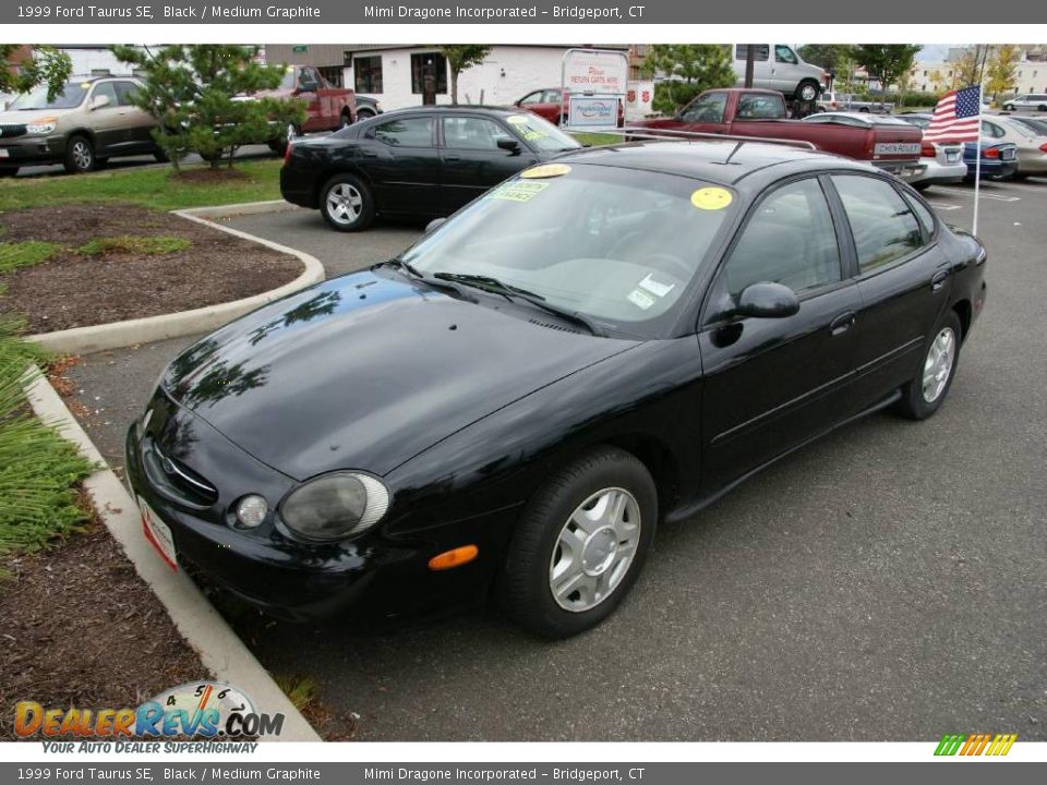 1999 Ford Taurus SE Black / Medium Graphite Photo #1