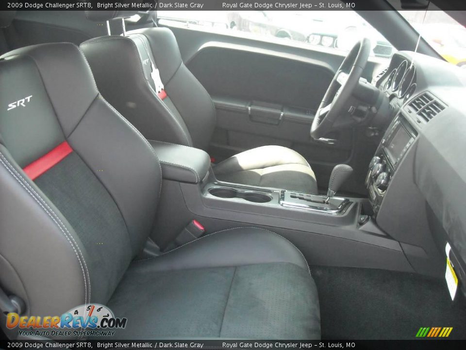 2009 Dodge Challenger SRT8 Bright Silver Metallic / Dark Slate Gray Photo #25