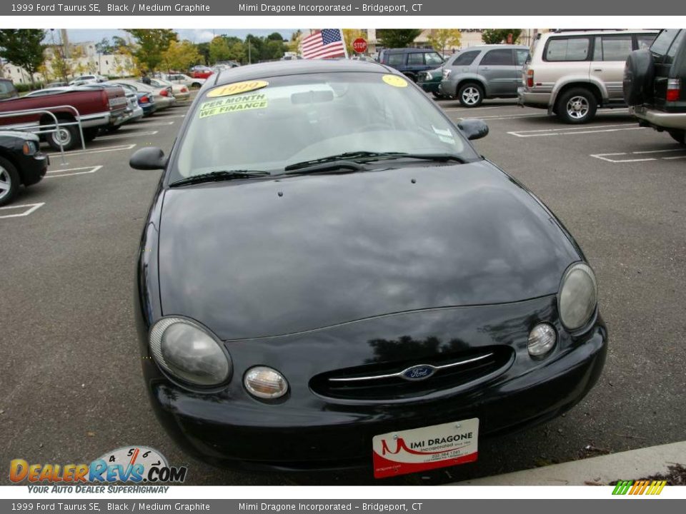 1999 Ford Taurus SE Black / Medium Graphite Photo #2