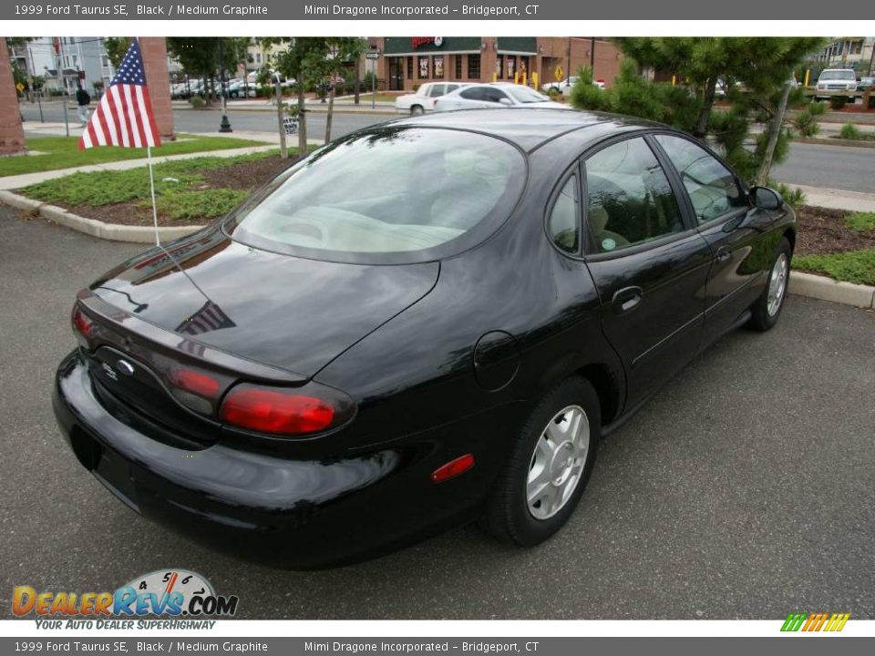 1999 Ford Taurus SE Black / Medium Graphite Photo #4