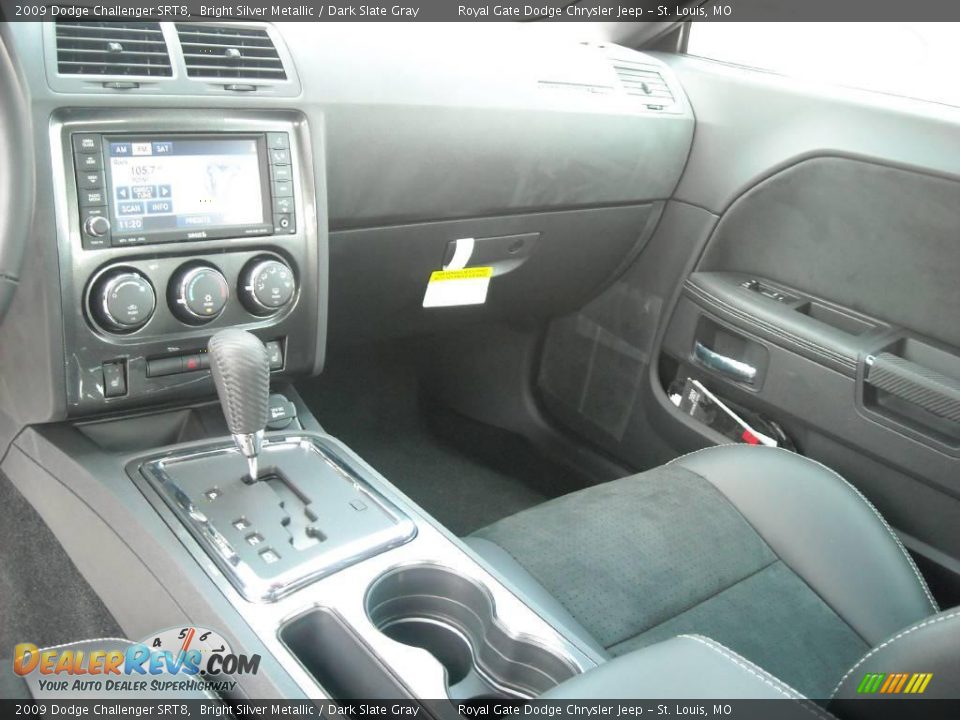2009 Dodge Challenger SRT8 Bright Silver Metallic / Dark Slate Gray Photo #30