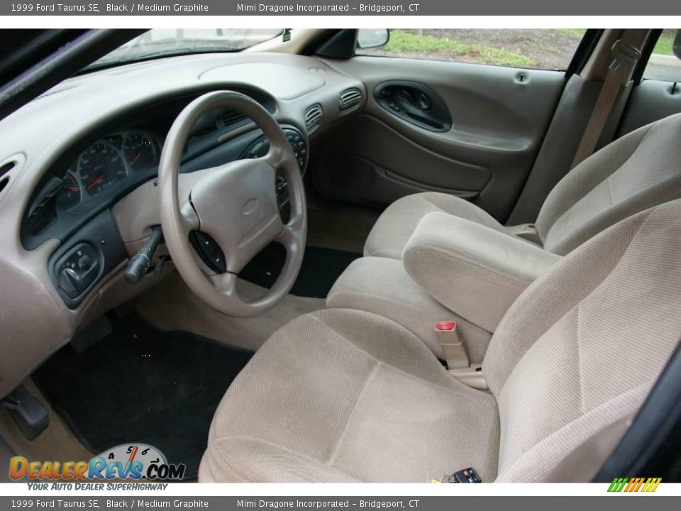 1999 Ford Taurus SE Black / Medium Graphite Photo #8