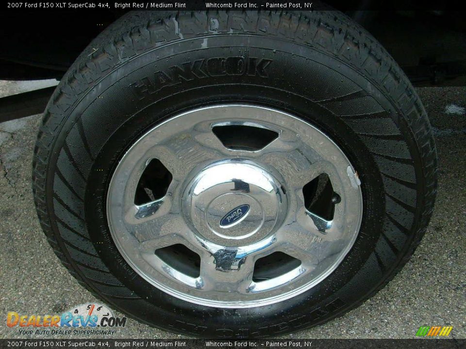 2007 Ford F150 XLT SuperCab 4x4 Bright Red / Medium Flint Photo #11
