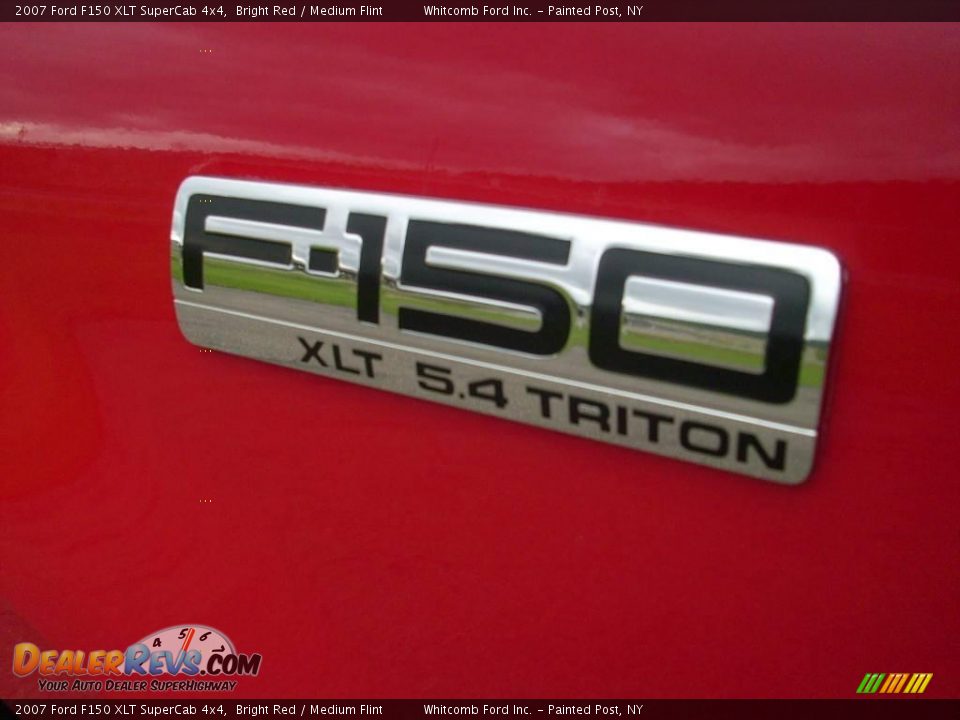 2007 Ford F150 XLT SuperCab 4x4 Bright Red / Medium Flint Photo #17