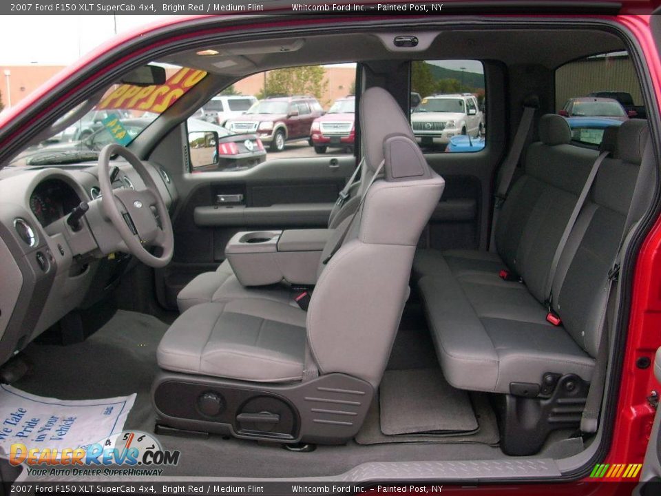 2007 Ford F150 XLT SuperCab 4x4 Bright Red / Medium Flint Photo #18