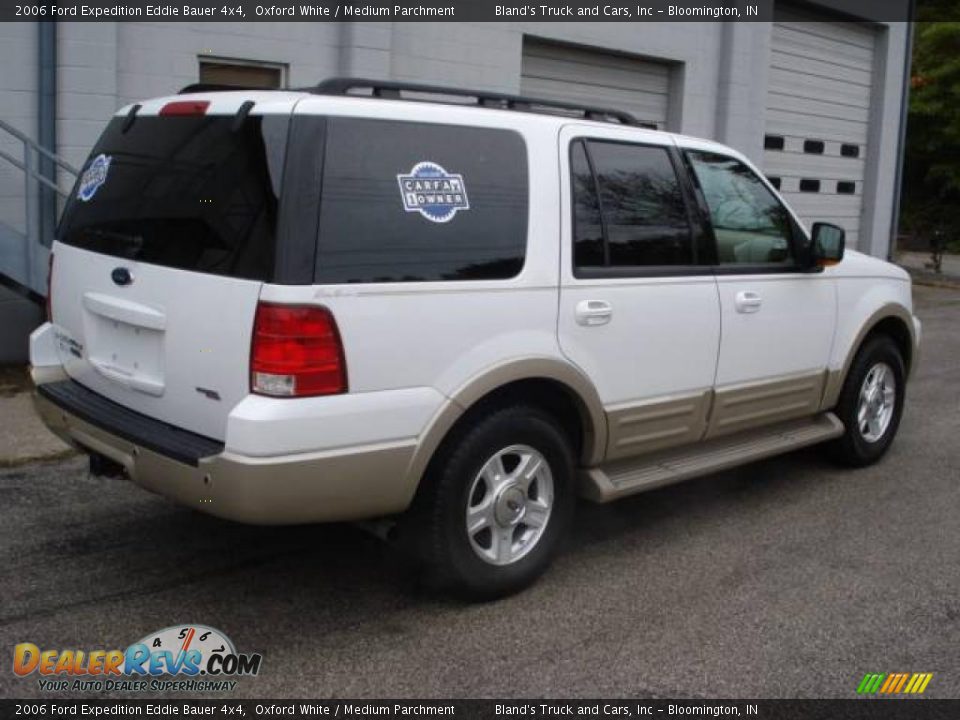 2006 Ford Expedition Eddie Bauer 4x4 Oxford White / Medium Parchment Photo #3