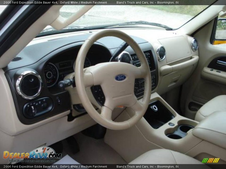 2006 Ford Expedition Eddie Bauer 4x4 Oxford White / Medium Parchment Photo #5
