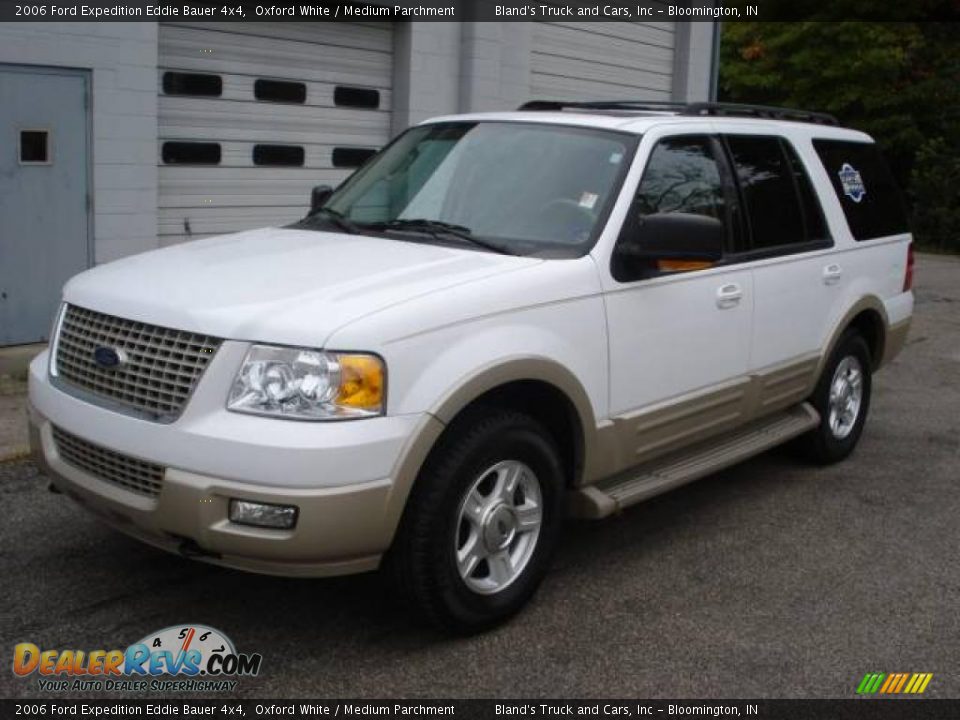 2006 Ford Expedition Eddie Bauer 4x4 Oxford White / Medium Parchment Photo #6