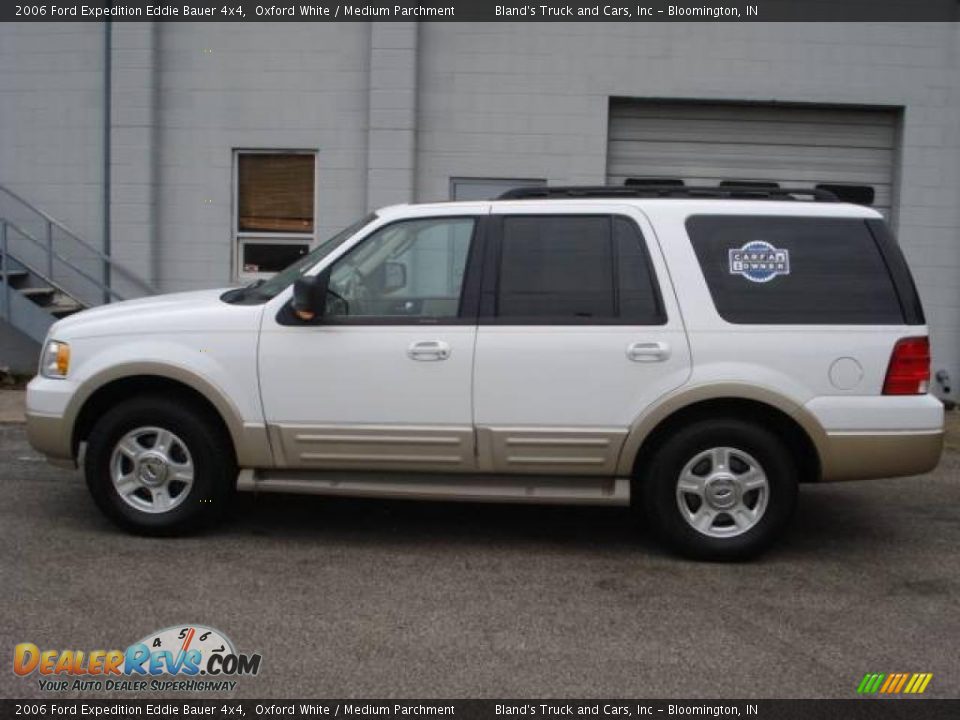2006 Ford Expedition Eddie Bauer 4x4 Oxford White / Medium Parchment Photo #7