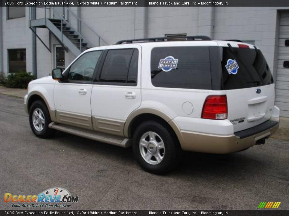 2006 Ford Expedition Eddie Bauer 4x4 Oxford White / Medium Parchment Photo #8