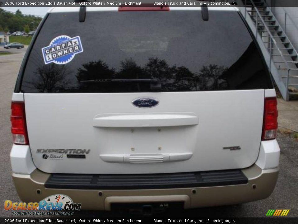 2006 Ford Expedition Eddie Bauer 4x4 Oxford White / Medium Parchment Photo #13