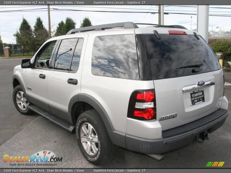 2006 Ford Explorer XLT 4x4 Silver Birch Metallic / Stone Photo #8