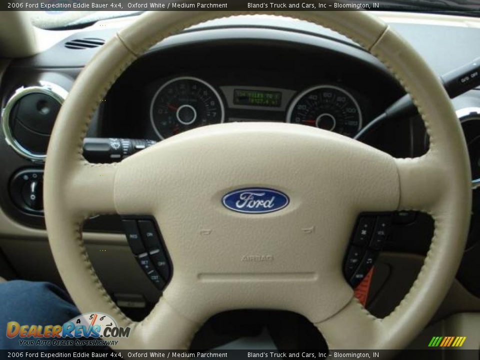 2006 Ford Expedition Eddie Bauer 4x4 Oxford White / Medium Parchment Photo #23