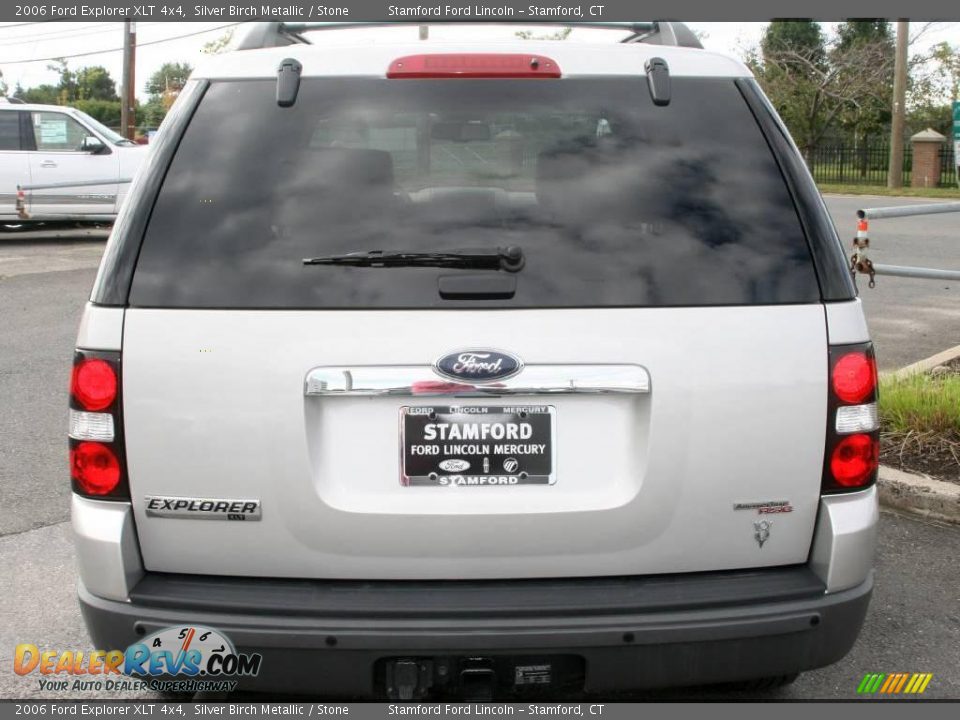 2006 Ford Explorer XLT 4x4 Silver Birch Metallic / Stone Photo #13