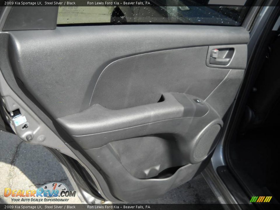 2009 Kia Sportage LX Steel Silver / Black Photo #10