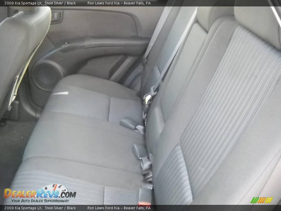 2009 Kia Sportage LX Steel Silver / Black Photo #12