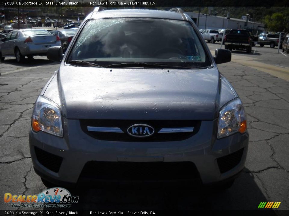 2009 Kia Sportage LX Steel Silver / Black Photo #19