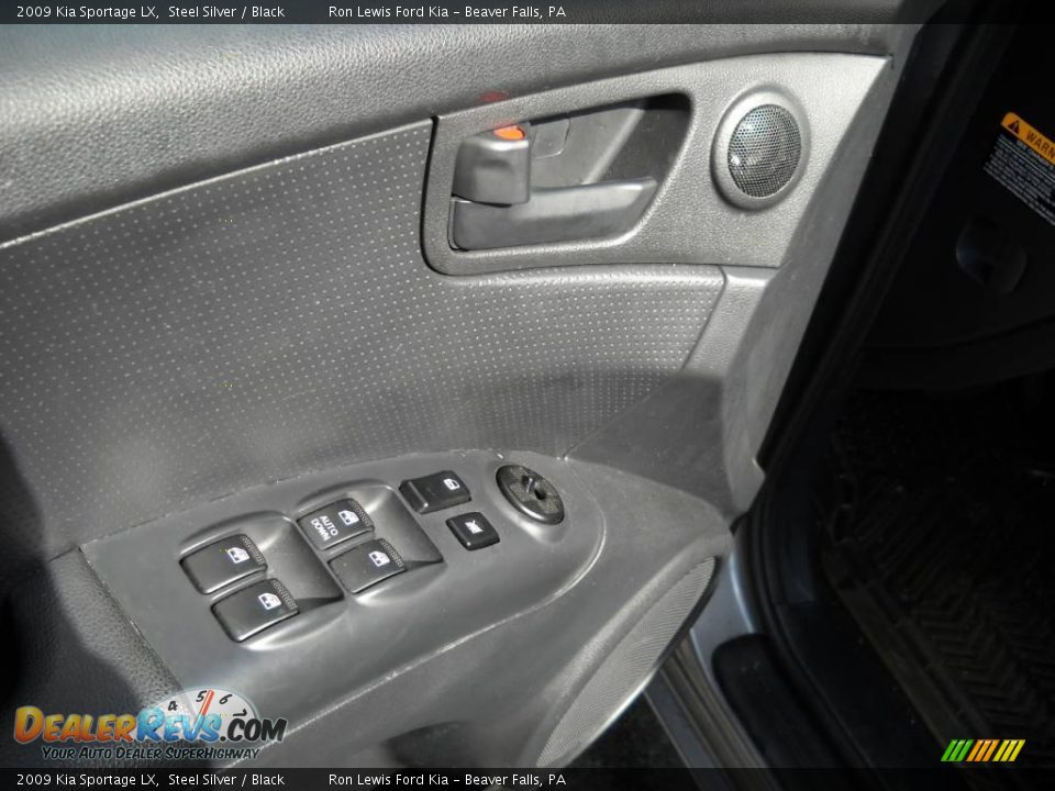 2009 Kia Sportage LX Steel Silver / Black Photo #21