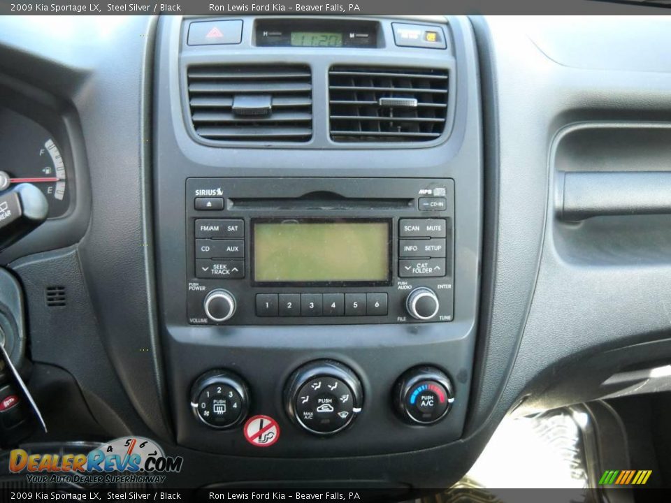 2009 Kia Sportage LX Steel Silver / Black Photo #22