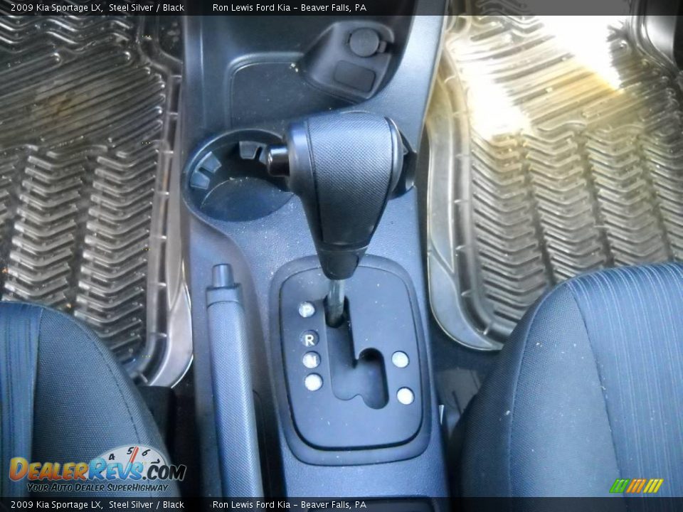 2009 Kia Sportage LX Steel Silver / Black Photo #23