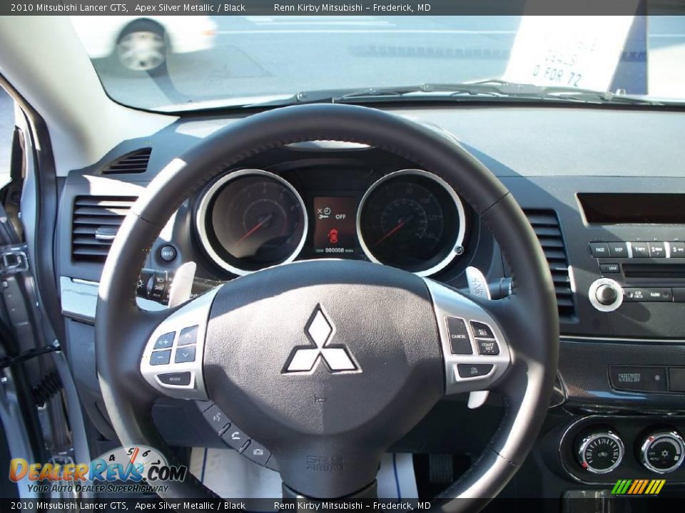 2010 Mitsubishi Lancer GTS Apex Silver Metallic / Black Photo #4