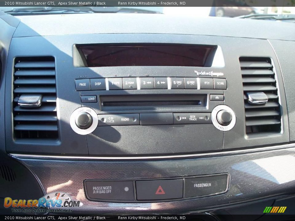 2010 Mitsubishi Lancer GTS Apex Silver Metallic / Black Photo #5